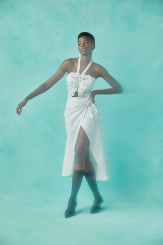 tach clothing Marguerite Cutwork Embroidered Dress