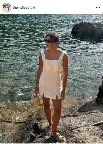 Tach Clothing Marina Linen Mini Dress