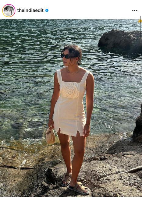 Tach Clothing Marina Linen Mini Dress