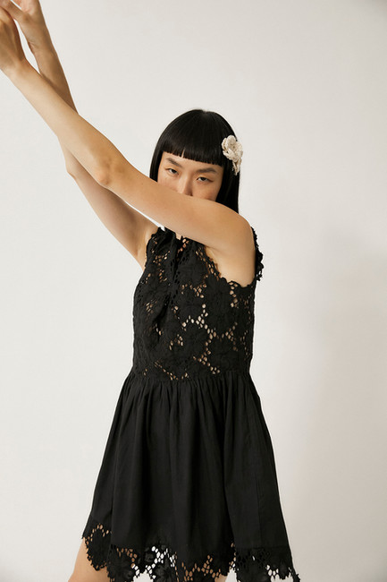 Tach Clothing Misisipi Cutwork Embroidery Dress