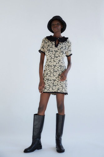 tach clothing Nana Jaquard Floral Dress