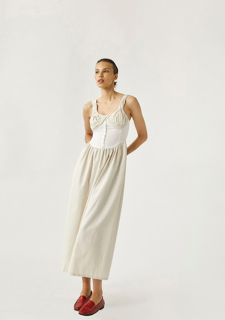 Tach Clothing Nasser Midi Bicolor Dress