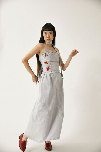 tach clothing Primavera Stripped Dress