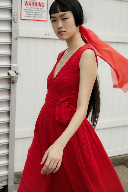 Tach Clothing Robinia Smocked Maxi Dress