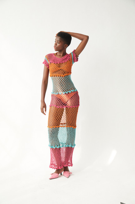 Tach Clothing Sabina Crochet Dress
