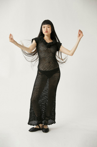Tach Clothing Selenge Crochet Maxi Dress
