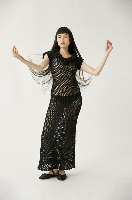 Tach Clothing Selenge Crochet Maxi Dress