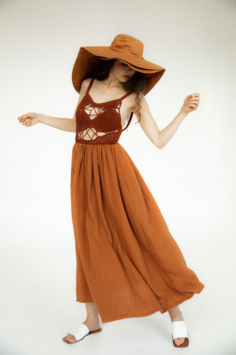 tach clothing Soleil Crochet - Cotton Dress