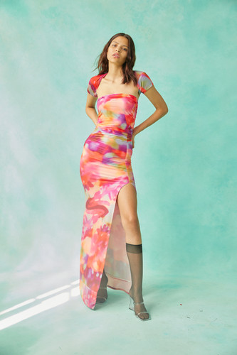 tach clothing Zoriana Printed Dress