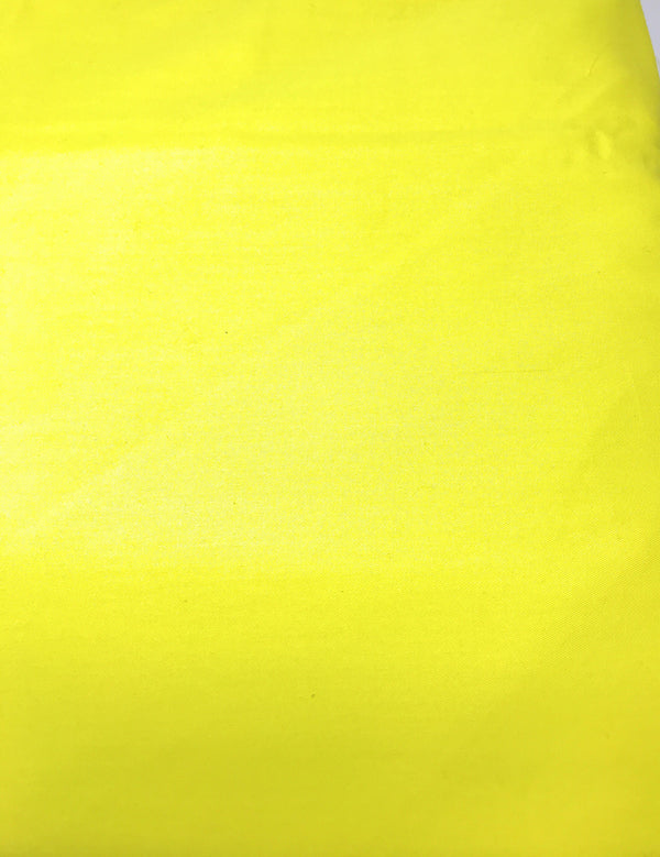 Tache Home Fashion Tache 100% Cotton Neon Yellow Solid Duvet Cover Set (2-3PDUV-Yellow)