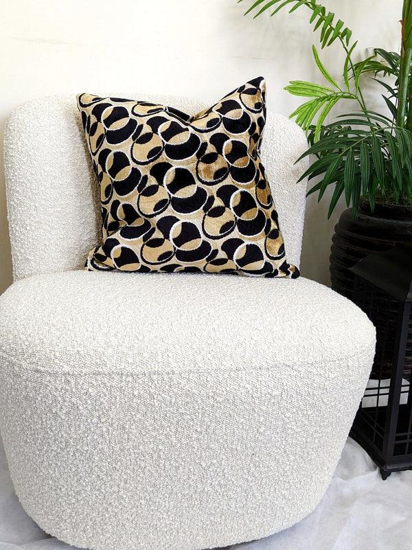 Tache Home Fashion Tache 18 X 18 Inch Geometric Eternal Eclipse Throw Pillow Cover (YLGP-02)