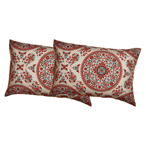 tache home fashion Tache Bohemian Desert Medallion Boteh Paisley Taupe Pillowcases (TJ3502)
