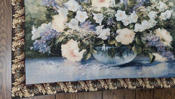 Tache Home Fashion Tache Bouquet Of Flowers Tapestry Lavender Floral Wall Hanging 33 X 24 (13021)