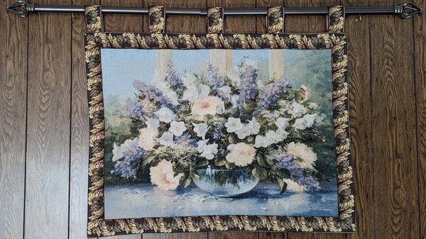 tache home fashion Tache Bouquet Of Flowers Tapestry Lavender Floral Wall Hanging 33 X 24 (13021)