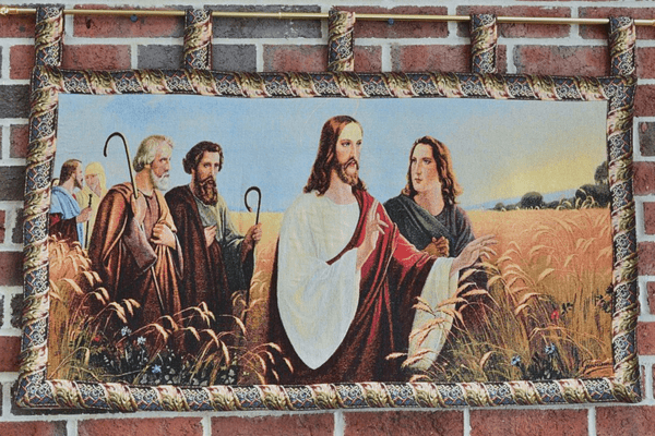 Tache Home Fashion Tache Christus Im Ahrenfeld Tapestry Christ's Apostles Religious Woven Wall Hanging Artwork Mural 43 X 23 (12932)