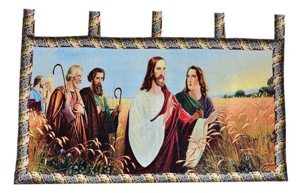tache home fashion Tache Christus Im Ahrenfeld Tapestry Christ's Apostles Religious Woven Wall Hanging Artwork Mural 43 x 23 (12932)