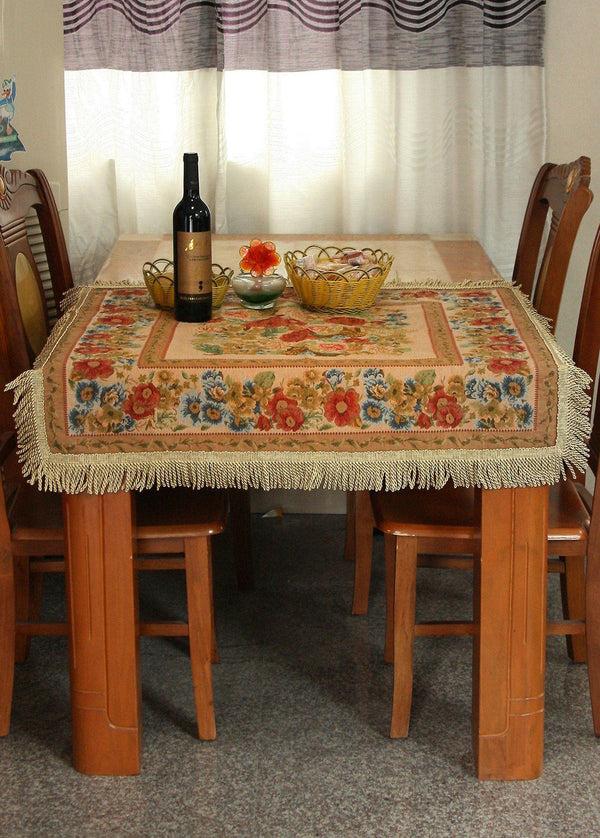 Tache Home Fashion Tache Colorful Floral Country Rustic Morning Meadow Tablecloths (3098)