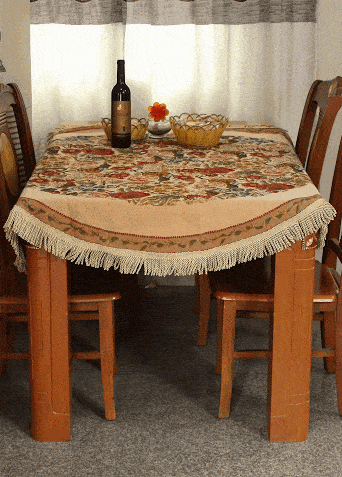 tache home fashion Tache Colorful Floral Country Rustic Morning Meadow Tablecloths (3098)