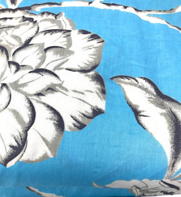 Tache Home Fashion Tache Cotton Butterfly Wonderland Aqua Floral Flat Sheet (2142FLT)