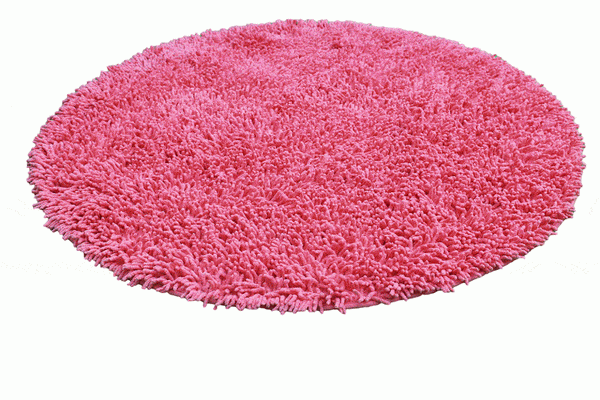 Tache Home Fashion Tache Cotton Chenille Hot Pink Shag Area Bathroom Rug (MATP)