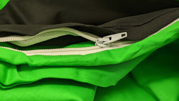 Tache Home Fashion Tache Cotton Lime Green & Black Reversible Duvet Cover (DC32PC)