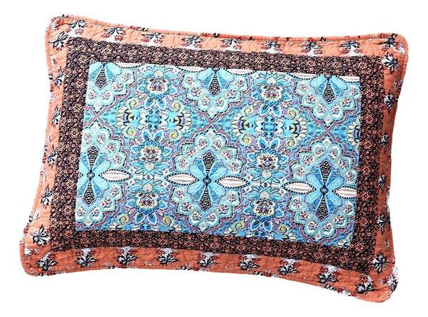 tache home fashion Tache Cotton Patchwork Paisley Floral Bohemian Mosaic Paradise Pillow Sham (JHW-933)