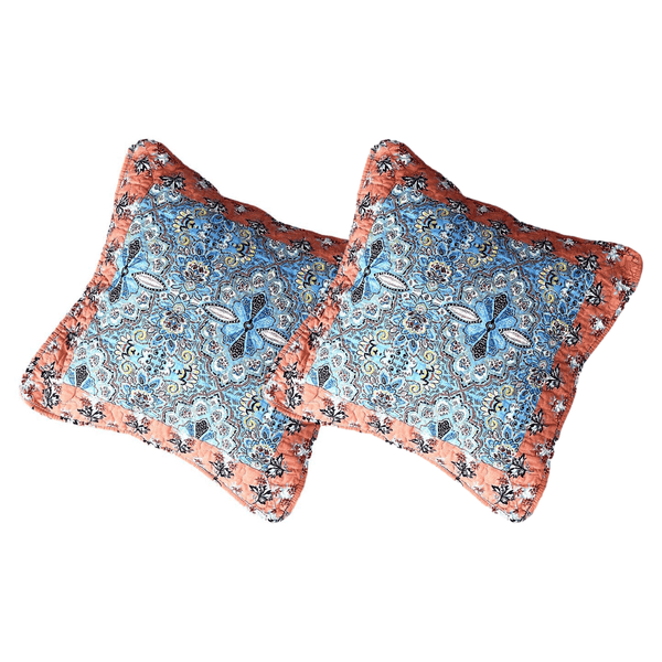 tache home fashion Tache Cotton Patchwork Paisley Floral Bohemian Mosaic Paradise Cushion Cover 2-Pieces (JHW-933)