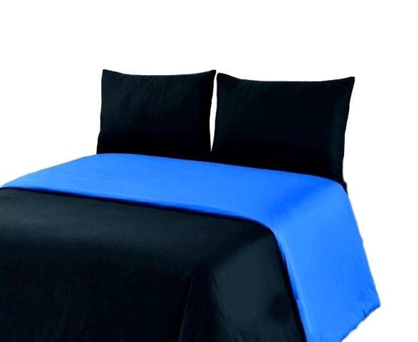 Tache Home Fashion Tache Deep Blue Black Reversible Duvet Cover Set (DC36PC-BB)