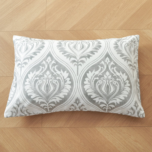 Tache Home Fashion Tache Dreamy Moon Sky Ogee Damask Heather Gray White Pillowcases (TB300)