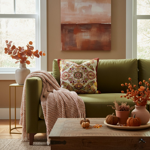 Tache Home Fashion Tache Elegant Burgundy Ornate Paisley Woven Tapestry Throw Pillow Cover (18194)