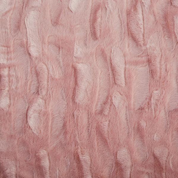 Tache Home Fashion Tache Faux Fur Dusty Rose Gold Pink Throw Blanket (#7)