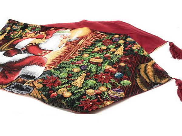 Tache Home Fashion Tache Festive Down The Chimney Woven Tapestry Table Runners (DB11533)