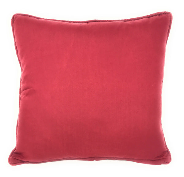 Tache Home Fashion Tache Festive Santa Down The Chimney Tapestry Throw Pillow Cover (DB11533CC)