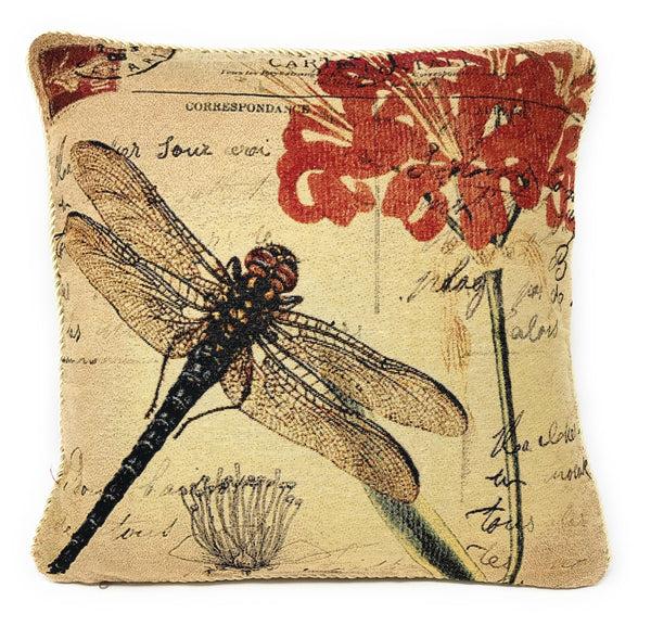 tache home fashion Tache Fly High Dragonfly European Postcard Tapestry Woven Throw Pillow Cover (15044)