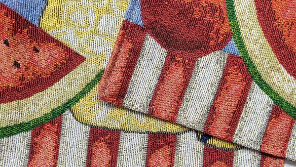 Tache Home Fashion Tache Fruity Drinks Watermelon Lemonade Woven Tapestry Placemat Set (13082PM)