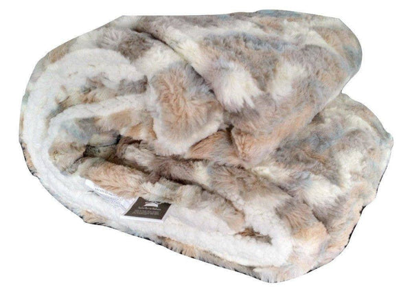 Tache Home Fashion Tache Luxurious Russian Lynx Faux Fur Throw Blanket (DY12)