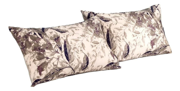 tache home fashion Tache Microfiber Abstract Wispy Leaf Taupe Grey Pillowcase (JHW-843)