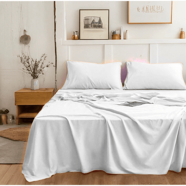 tache home fashion Tache Microfiber Cloud White Bed Sheet Set (505-CW-BSS)