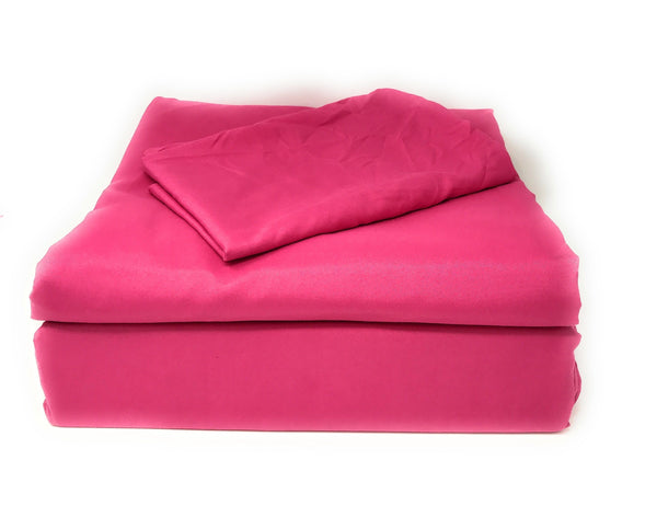 Tache Home Fashion Tache Microfiber Rose Pink Bed Sheet Set (505-RP-BSS)
