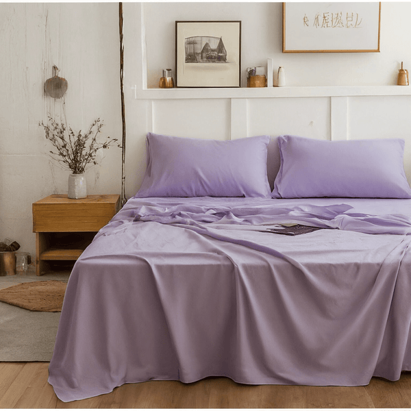 tache home fashion Tache Microfiber Spring Lavender Bed Sheet Set (303-LS-BSS)