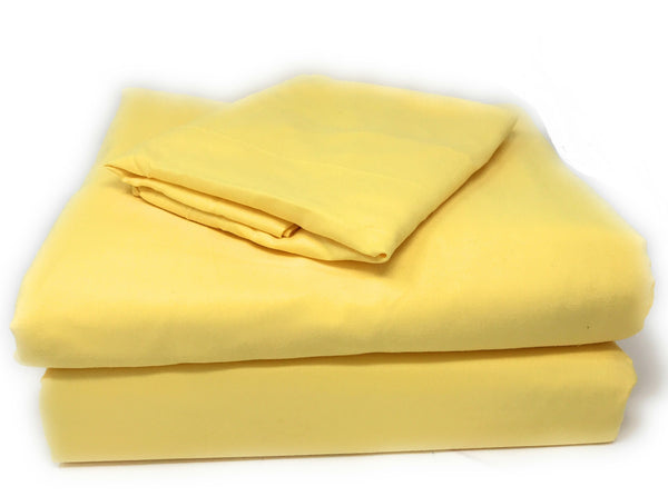 Tache Home Fashion Tache Microfiber Sunny Yellow Bed Sheet Set (404-YS-BSS)