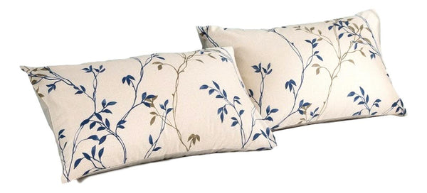 tache home fashion Tache Poplin Cotton Elegant Leaf Vine Cream Beige Pillowcase (JHW-842)