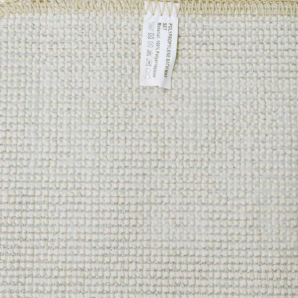 Tache Home Fashion Tache Super Absorbent Microfiber French Vanilla Rug