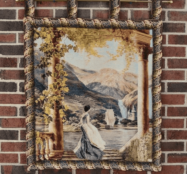 Tache Home Fashion Tache Tapestry Faraway Longing Coastal Mountain Range Wall Hanging Artwork 28 X 31 (13606)