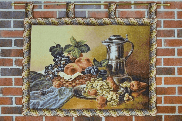 Tache Home Fashion Tache Tapestry Fruit Bouquet Seasonal Harvest Feast Wall Hanging Art 33 X 24 (13123)