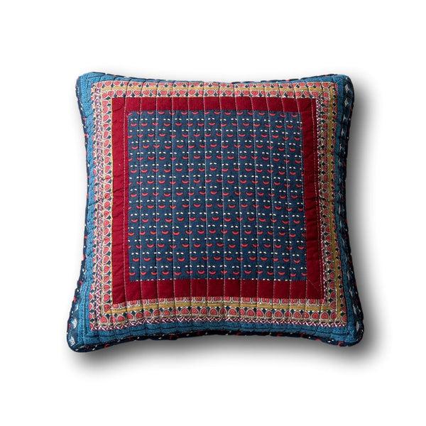 tache home fashion Tache Vineyard Cottage Floral Quilted Pillow Cover Patchwork 2 Pieces Cushion Covers (JHW-827-18X18-2PC)