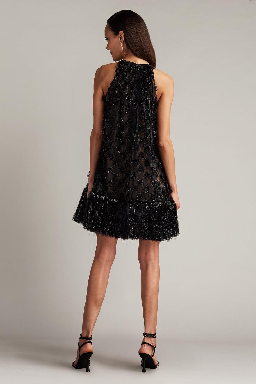 Tadashi Shoji Prima Sequin Tulle Trapeze Mini Dress