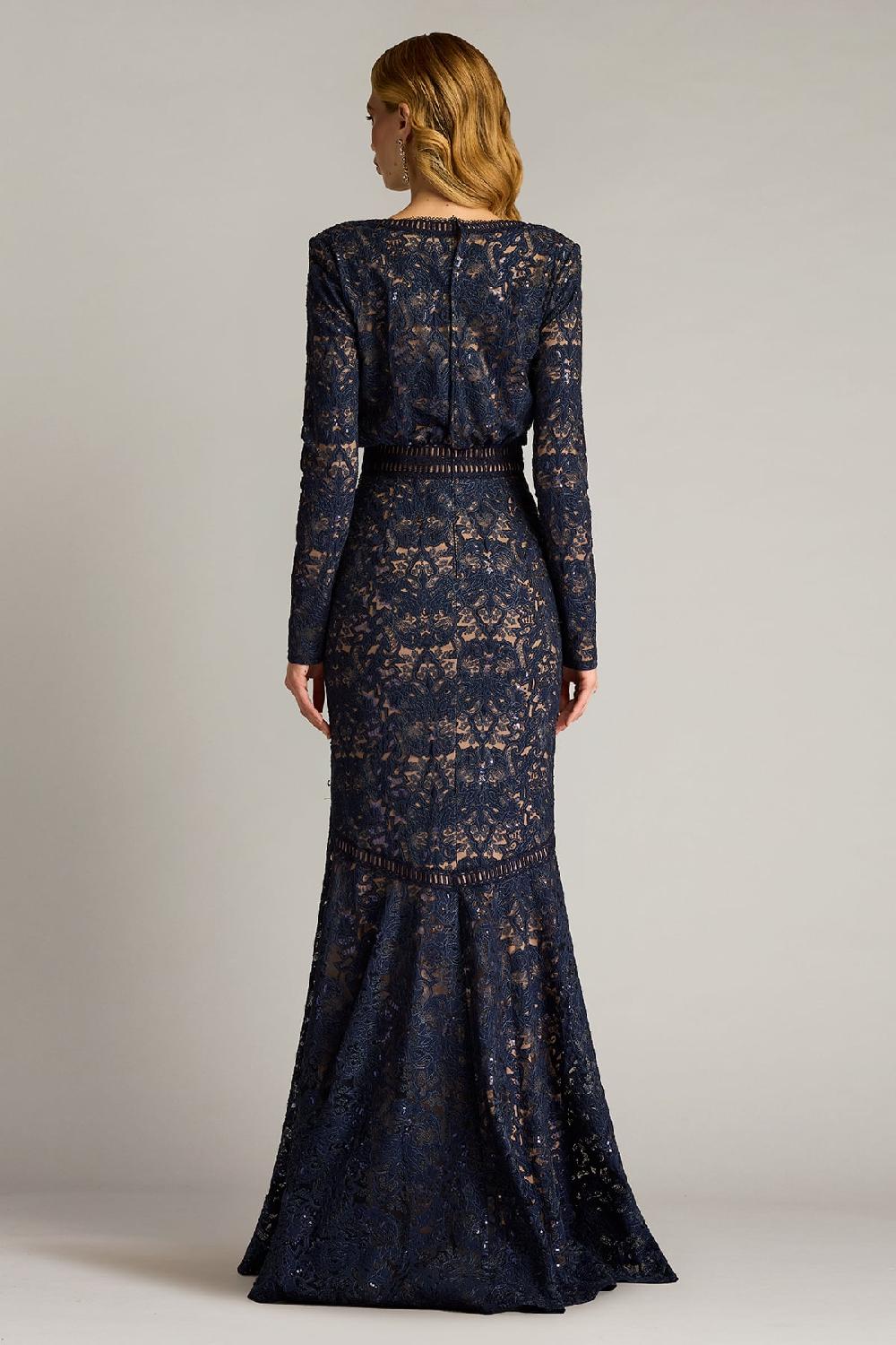 Tadashi Shoji Alawa Sequin Embroidered Gown