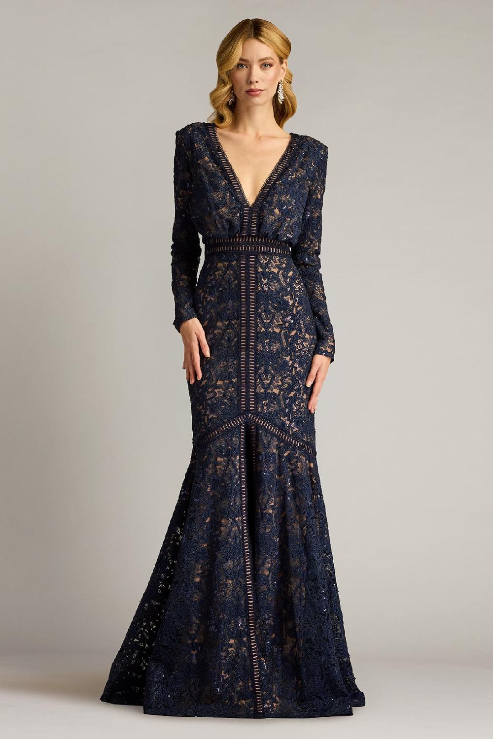 Tadashi Shoji Alawa Sequin Embroidered Gown