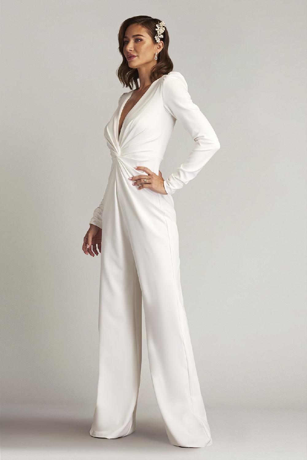 Tadashi Shoji Bates Twist-Front Jumpsuit